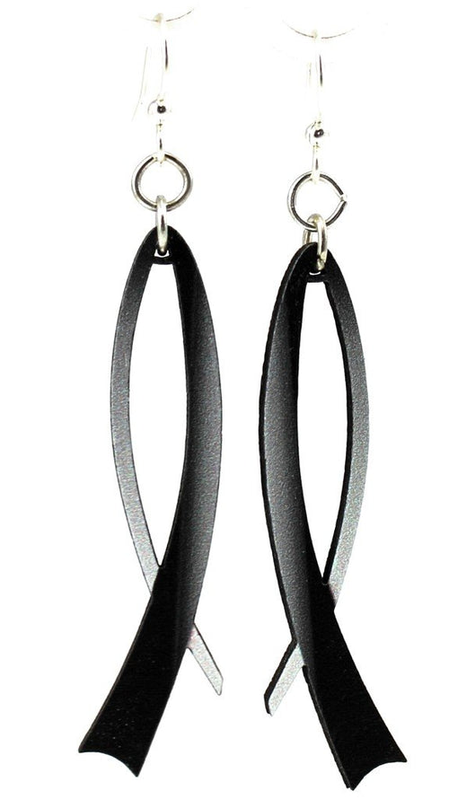Load image into Gallery viewer, Modern Ribbon Earrings #1546
