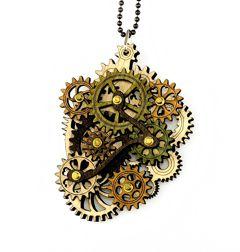 Load image into Gallery viewer, Kinetic Main Gear Necklace 6001F
