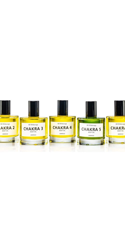 Load image into Gallery viewer, Chakra Dry Touch Healing Body Oil Number 6

