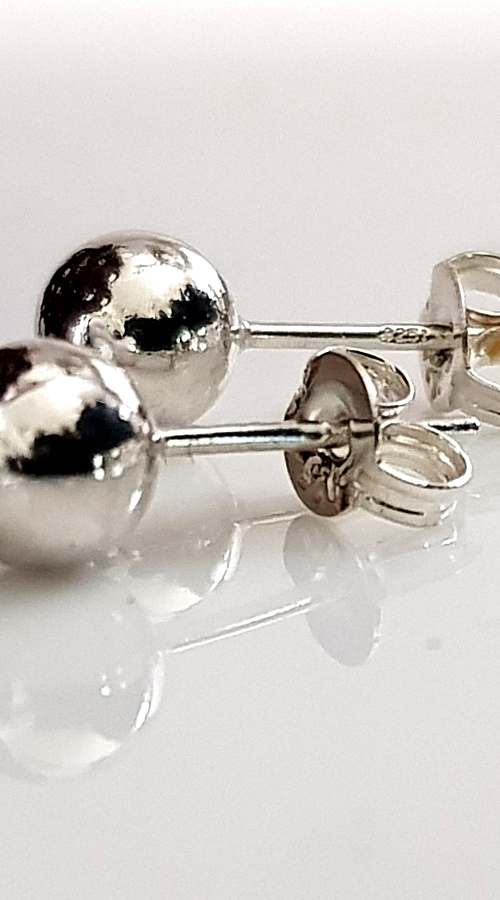 Quality Sterling Silver 6 mm Ball Stud Earrings