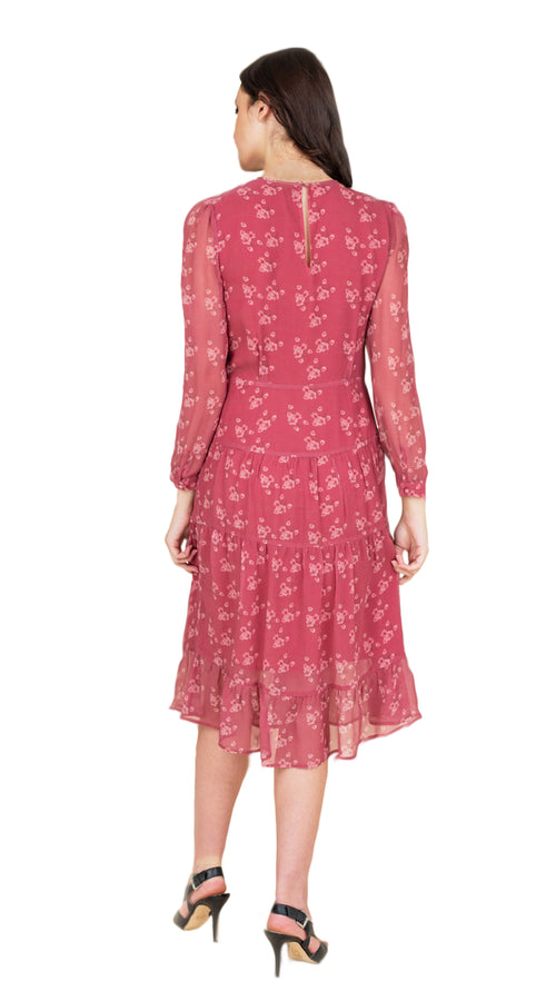 Load image into Gallery viewer, Women Floral Fit and Flare Dress

