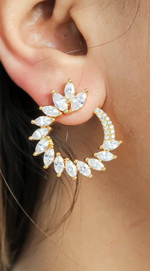 Load image into Gallery viewer, Golden Viper Earrings
