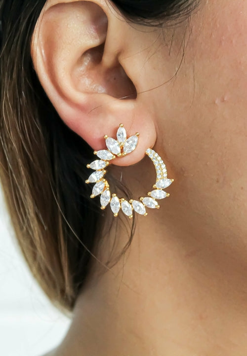 Load image into Gallery viewer, Golden Viper Earrings
