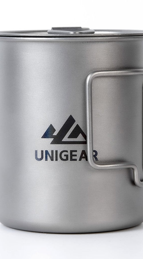 Load image into Gallery viewer, 100% titanium camping cup 450ml
