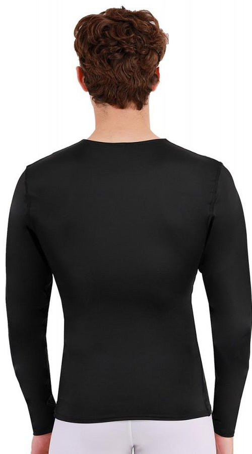 Load image into Gallery viewer, i.s.pro usa long sleeve active wear medium compression v-neck -
