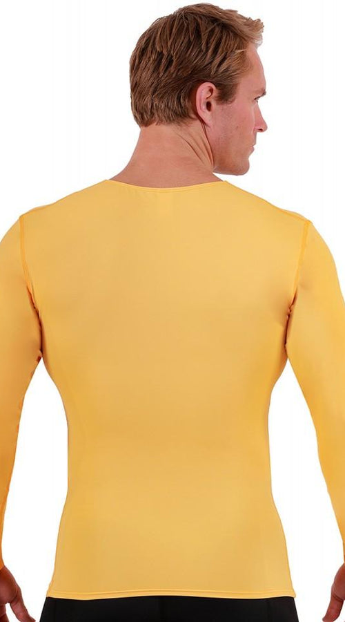 Load image into Gallery viewer, i.s.pro usa long sleeve active wear medium compression v-neck -
