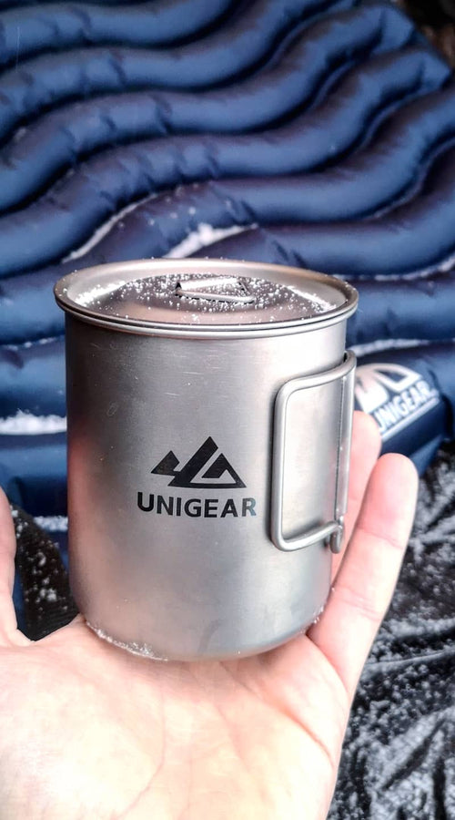 Load image into Gallery viewer, 100% titanium camping cup 450ml
