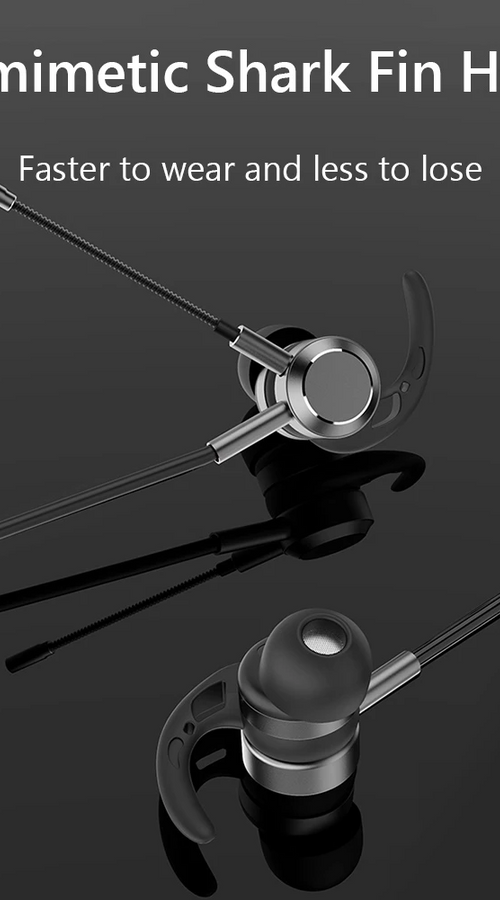 Load image into Gallery viewer, In-Ear Bass Metal Wired Gaming Earphones with Mic
