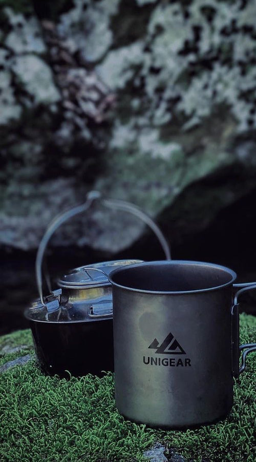 Load image into Gallery viewer, 100% titanium camping cup 450ml
